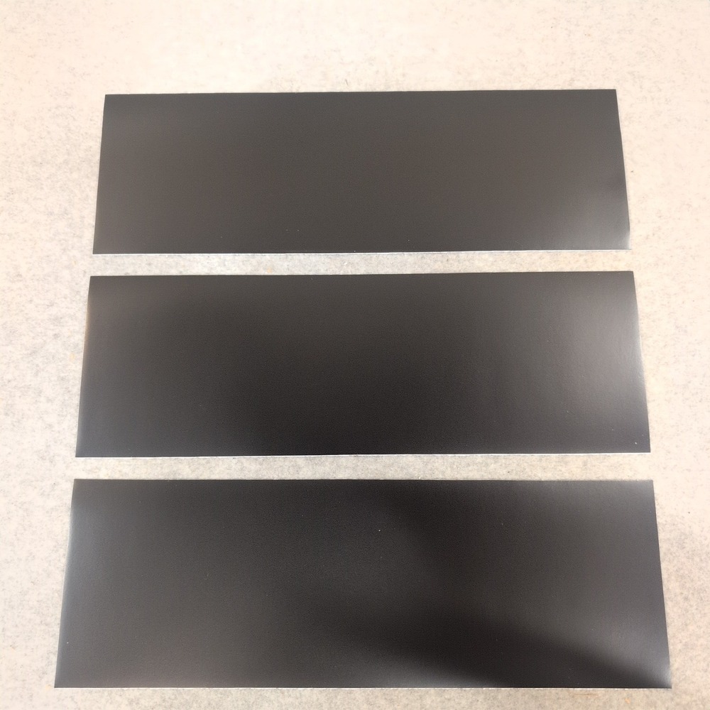3M Wrap Film Series 2080 Satin Black Car Wrap 3 Pack Sheets Adhesive Vinyl